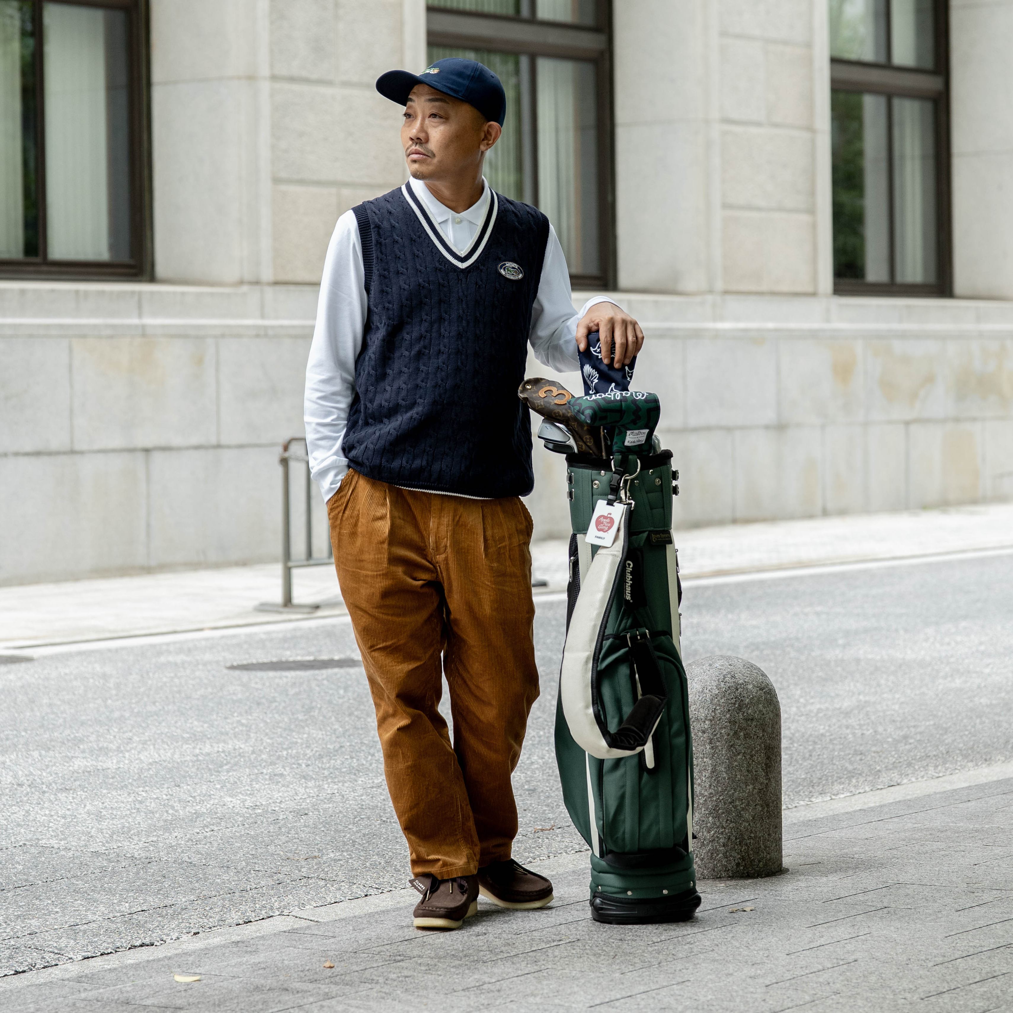 CLUBHAUS ゴルフパンツ CLUBHAUS Corduroy Pants - Camel | CLUBHAUS | クラ