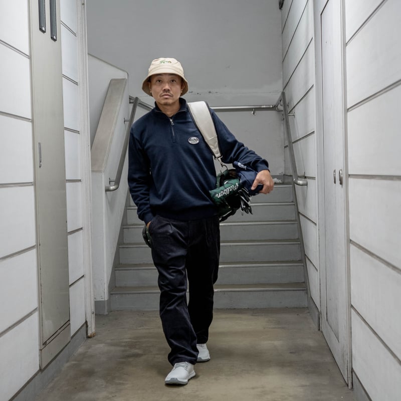メンズウェア clubhaus CH is for CLUBHAUS Cap - Putty Lacoste × CLUBHAUS 1/4 Zip Elbow Patched Sweate
