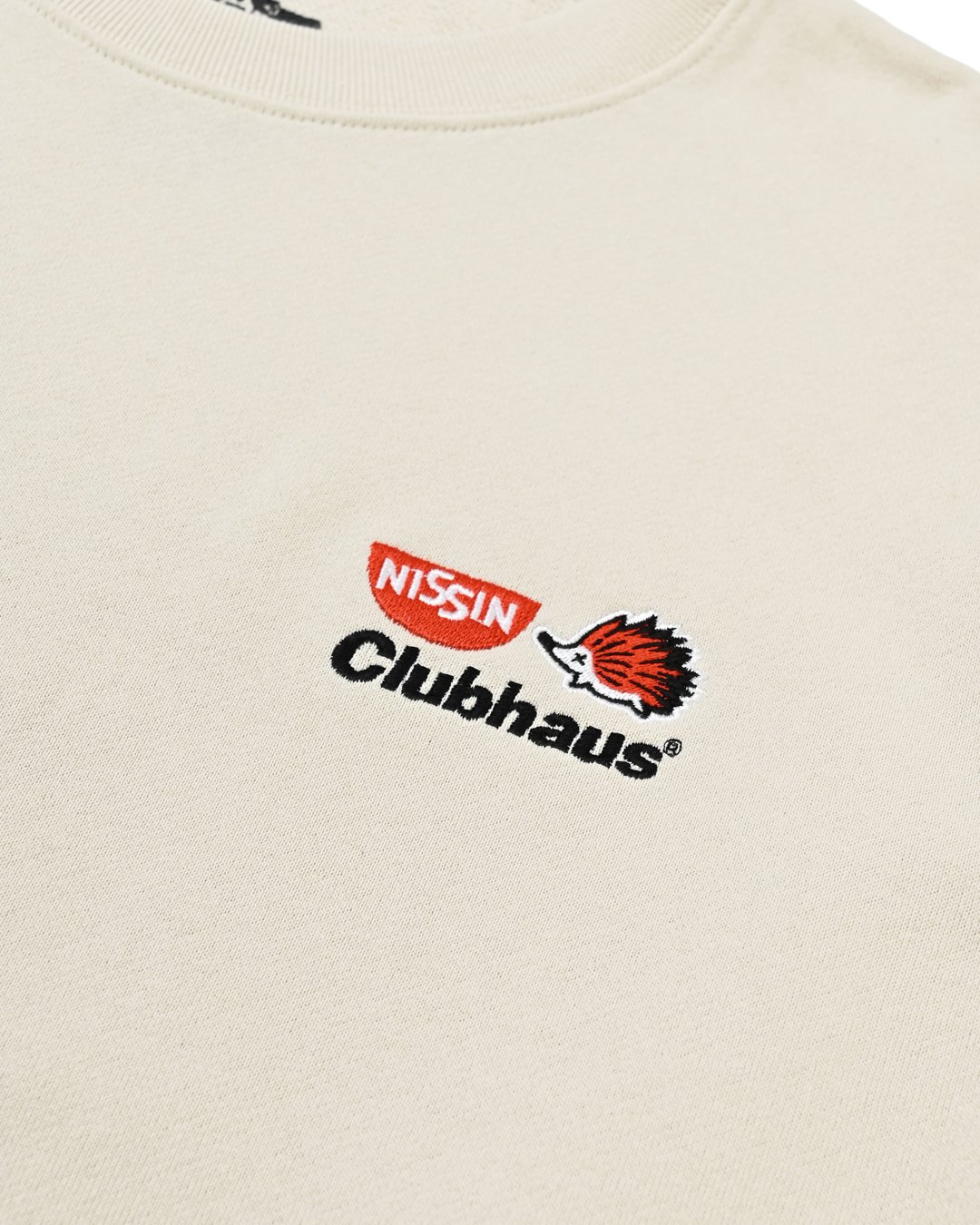 CUPNOODLE × CLUBHAUS Crew Sweat - Beige | CLUBH