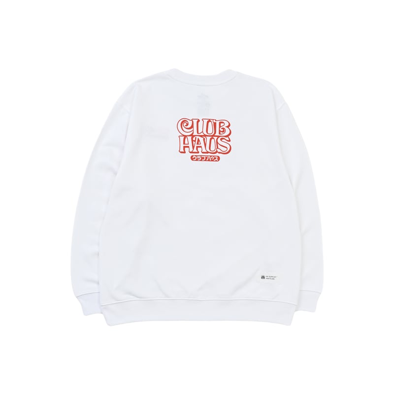 CUPNOODLE × CLUBHAUS Crew Sweat - White | CLUBH
