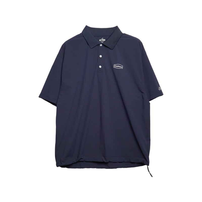 CLUBHAUS ポロシャツ ネイビー CLUBHAUS Reflective Logo Polo - Navy | CLUBHAUS