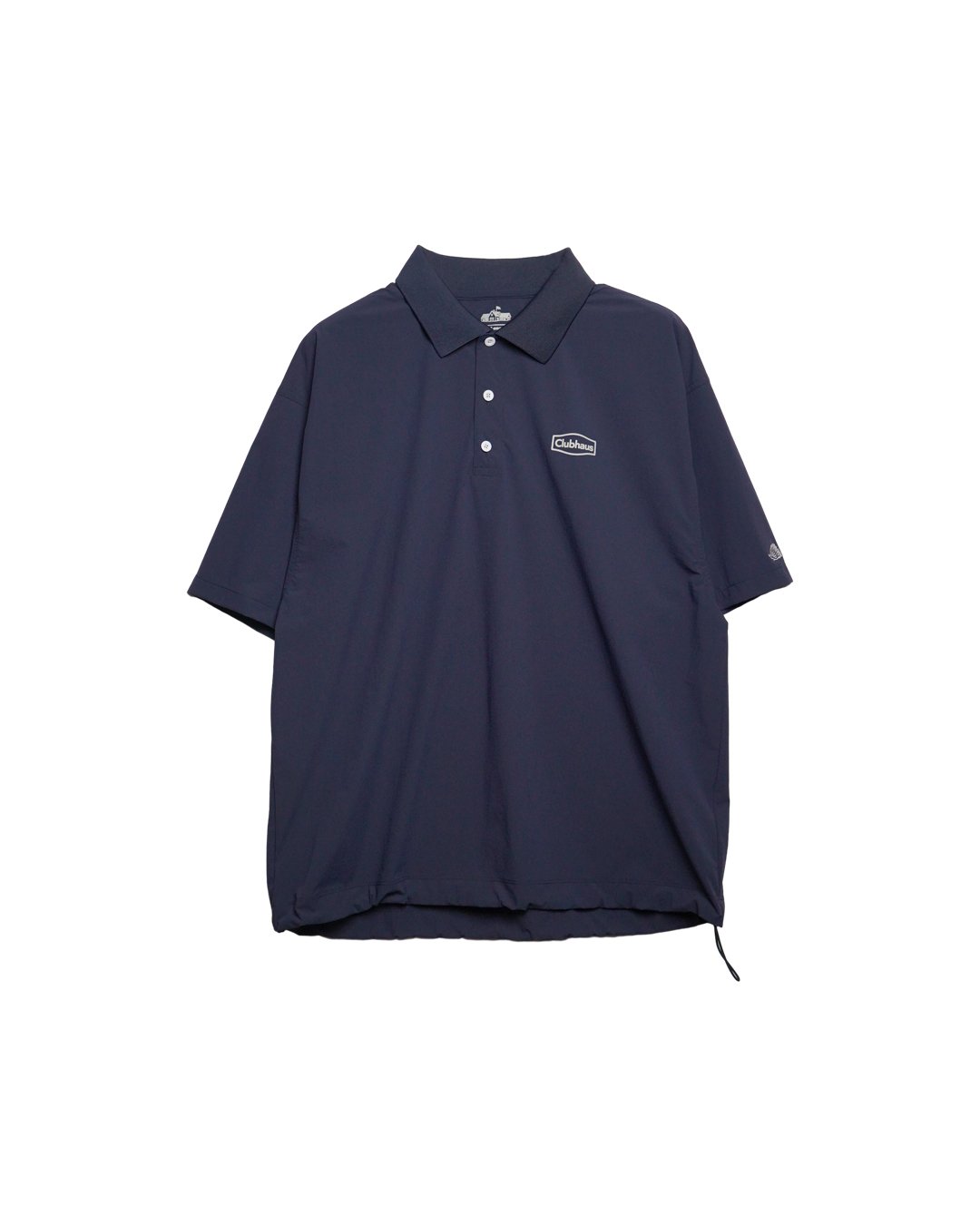 CLUBHAUS Reflective Logo Polo - Navy | CLUBHAUS