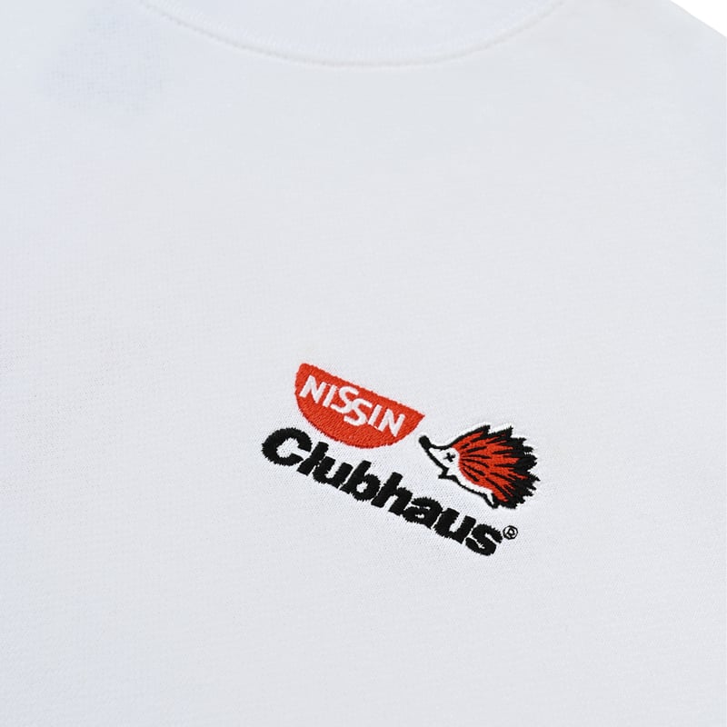 CUPNOODLE × CLUBHAUS Crew Sweat - White | CLUBH