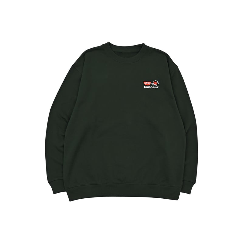 CUPNOODLE × CLUBHAUS Crew Sweat - Green | CLUBH