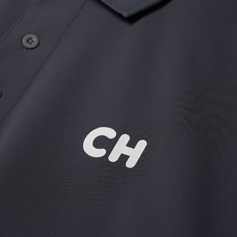 CLUBHAUS Alternative Polo “Circle Logo” - Gray