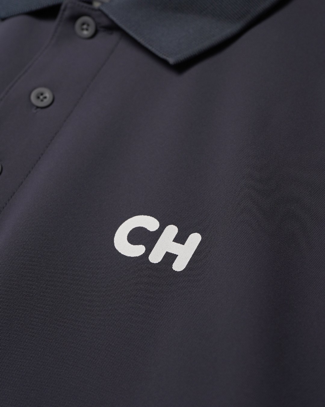 CLUBHAUS Alternative Polo “Circle Logo” - Gray