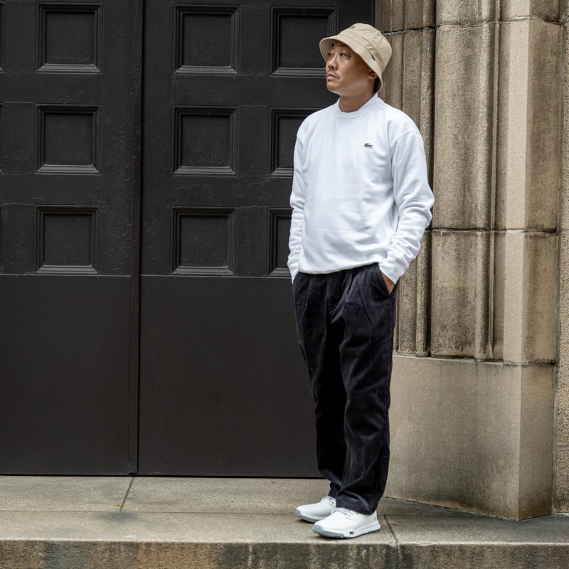 CLUBHAUS スウェット Lacoste × CLUBHAUS Crew Sweat - White | CLUBHAU