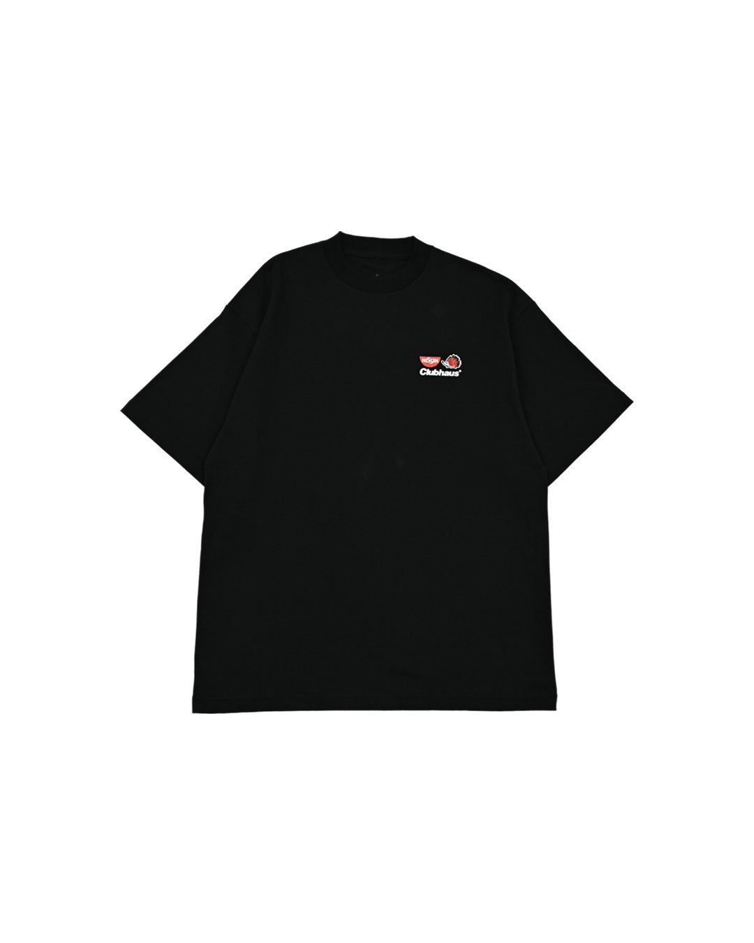 CLUBHAUS カップヌードル モックネックT XXL CUPNOODLE × CLUBHAUS T-Shirt - Black | CLUBHAUS