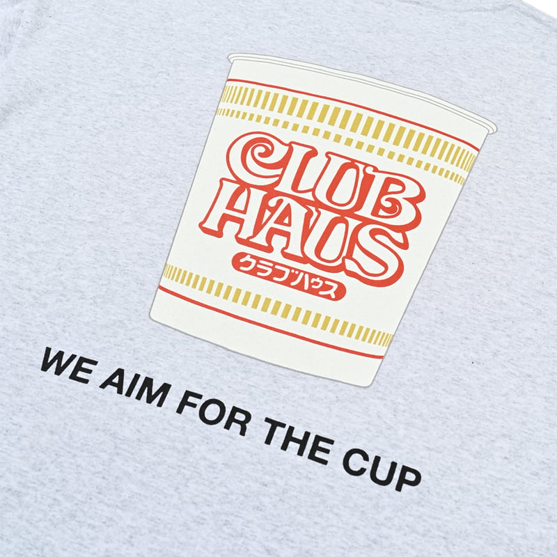 CUPNOODLE × CLUBHAUS T-Shirt - Ash | CLUBHAUS |