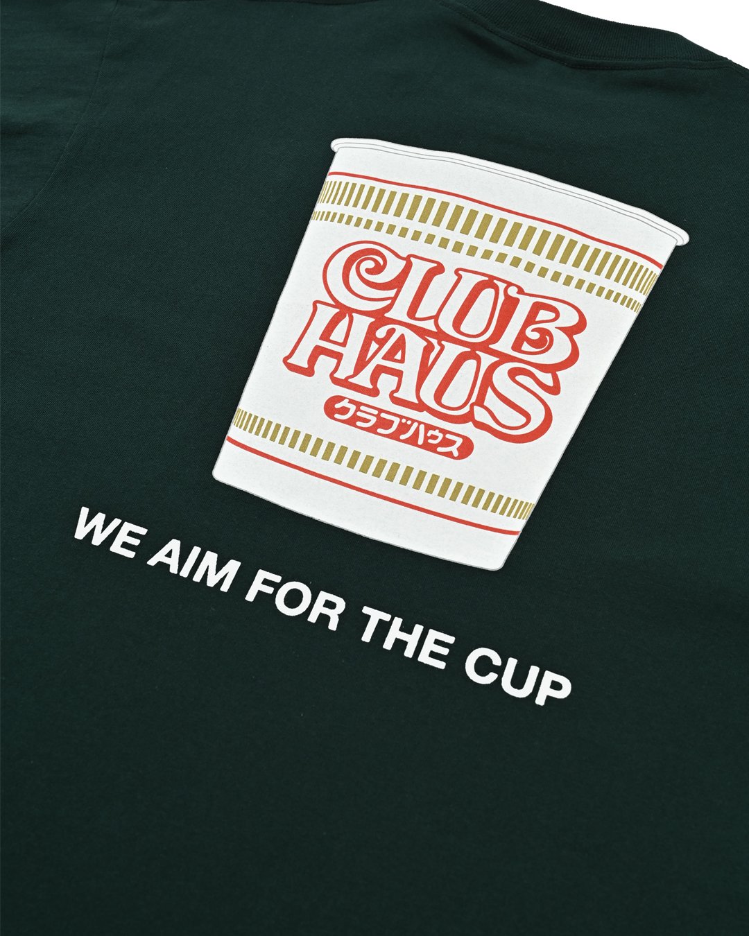 CUPNOODLE × CLUBHAUS T-Shirt - Green | CLUBHAUS