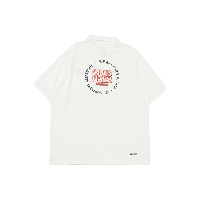 極美品　CupNoodle × CLUBHAUS Polo - White XX CUPNOODLE × CLUBHAUS Polo - White | CLUBHAUS |