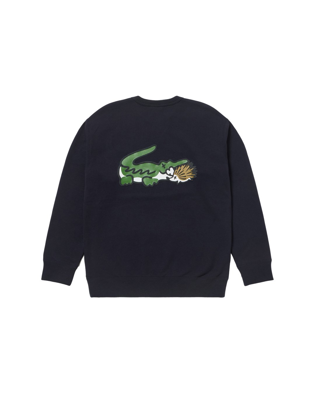 Lacoste × CLUBHAUS Crew Sweat - Navy | CLUBHAUS