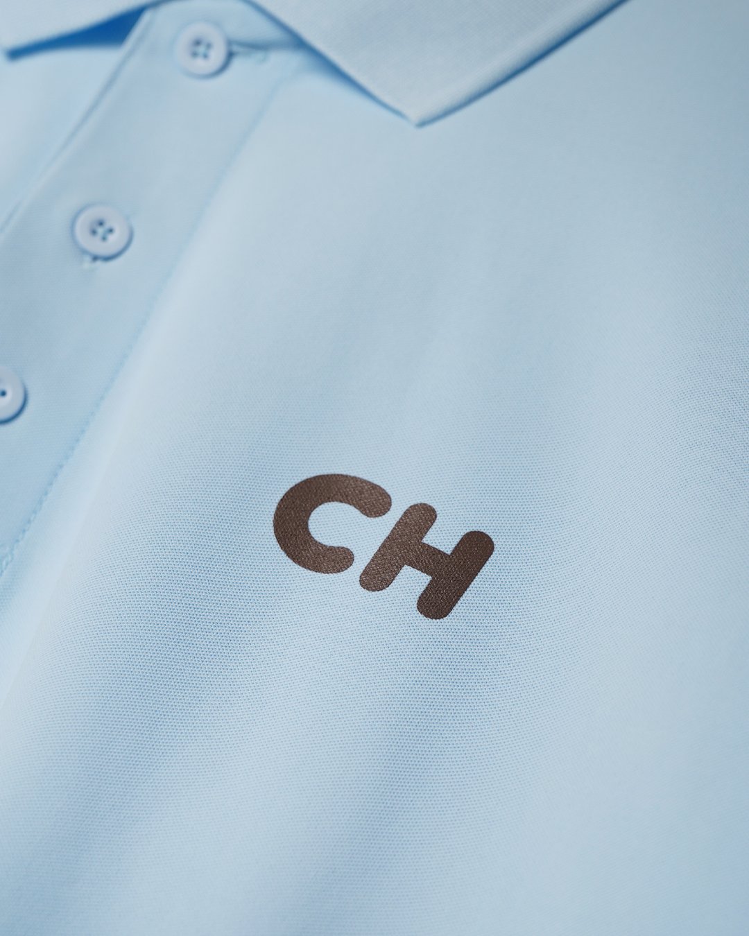 CLUBHAUS Alternative Polo “Circle Logo” - Sax |