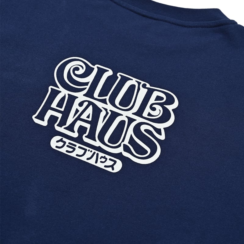CUPNOODLE × CLUBHAUS Crew Sweat - Navy | CLUBHA