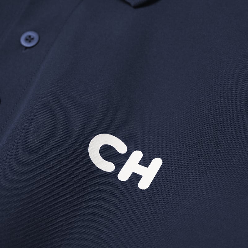CLUBHAUS Alternative Polo “Circle Logo” - Navy