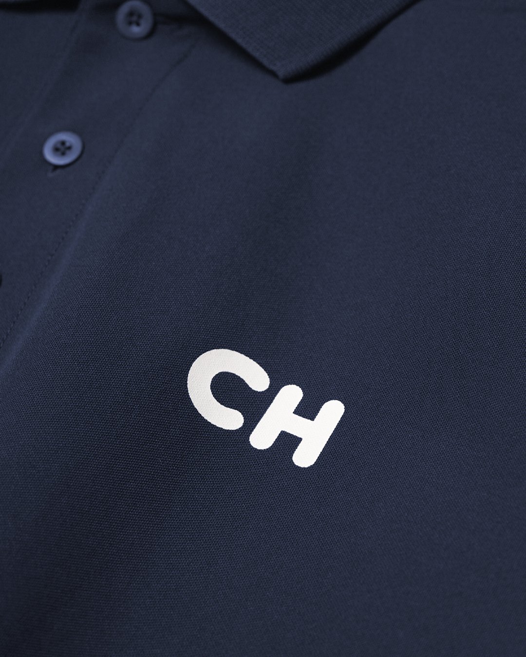 CLUBHAUS Alternative Polo “Circle Logo” - Navy