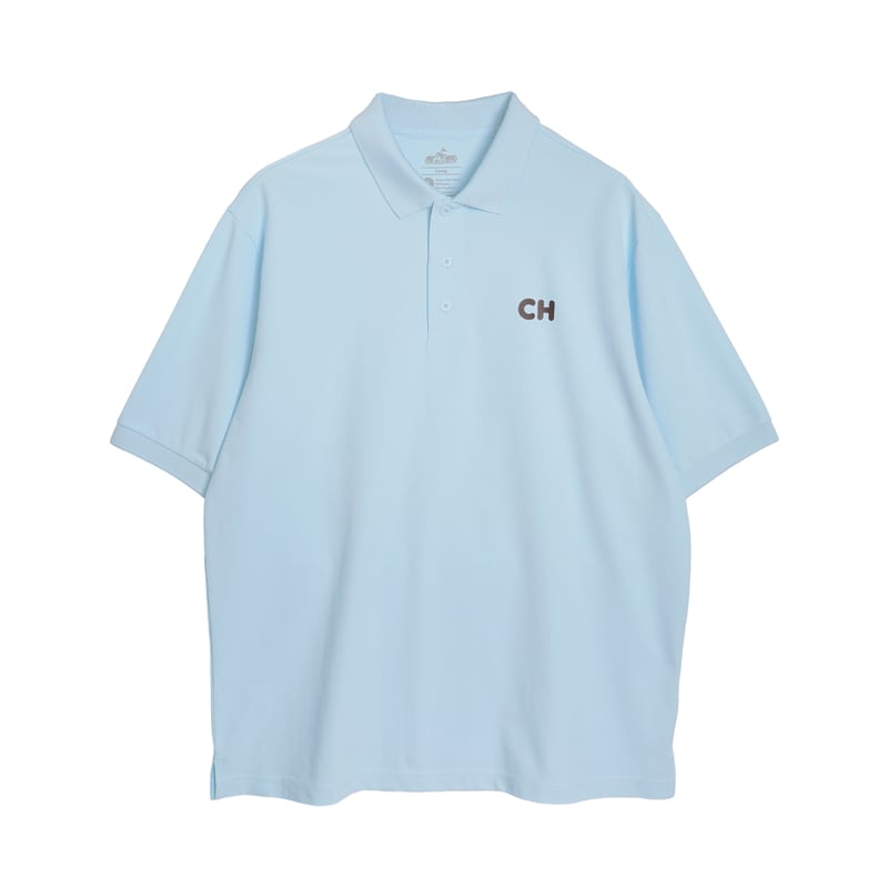 CLUBHAUS Alternative Polo “Circle Logo” - Sax |