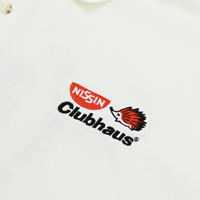 CUPNOODLE × CLUBHAUS Polo - White | CLUBHAUS |