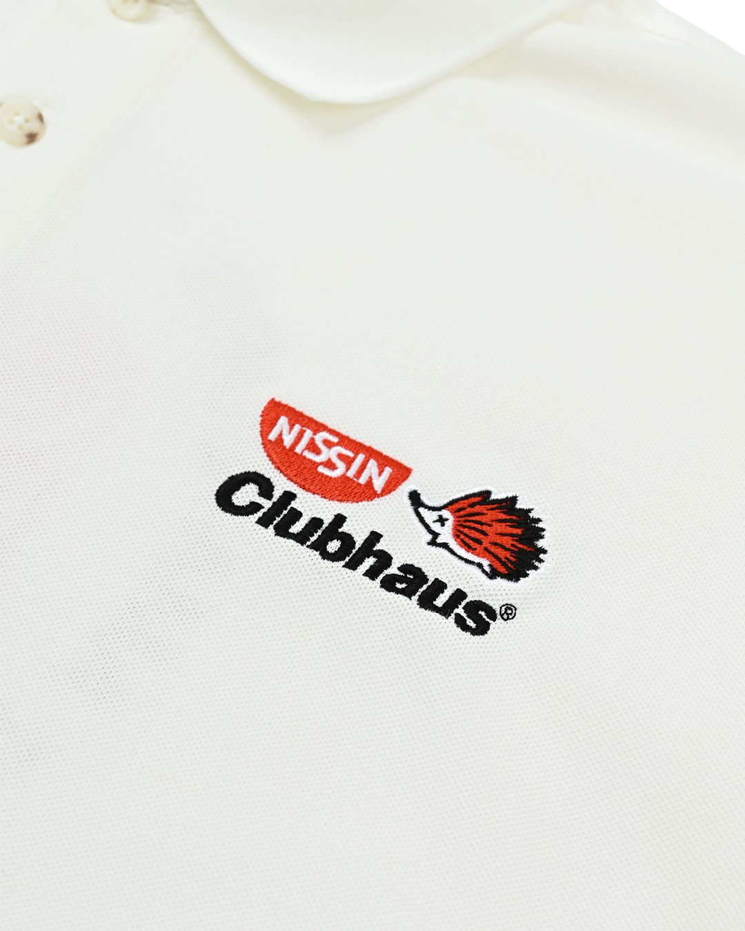 CUPNOODLE × CLUBHAUS Polo - White | CLUBHAUS |