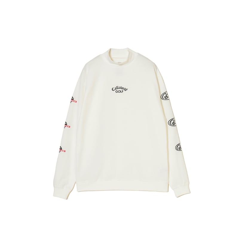 Callaway＋CLUBHAUS Mockneck - White | CLUBHAUS |