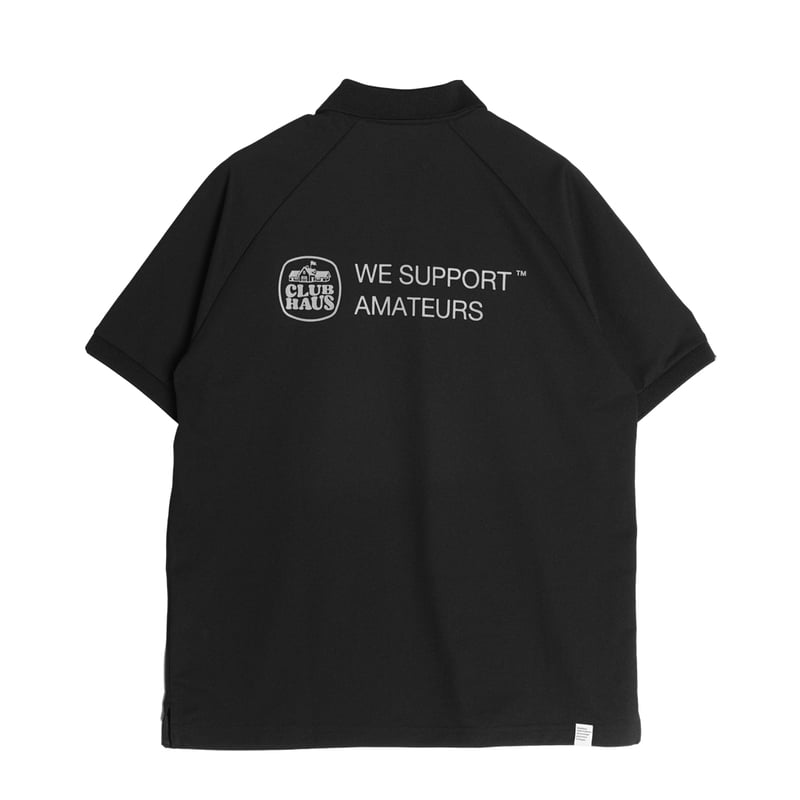 CLUBHAUS The Crew Polo - Black/Reflective | CLU