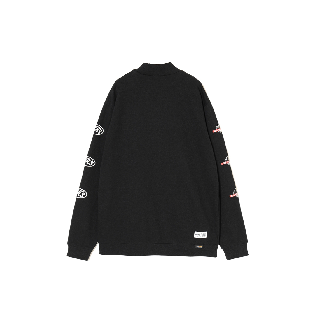 Callaway + CLUBHAUS モックネック Callaway＋CLUBHAUS Mockneck - Black | CLUBHAUS |