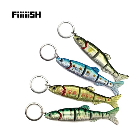 【FiiiiiSH】FISH LURE KEYRING（フィッシュ ルアー キーリング）