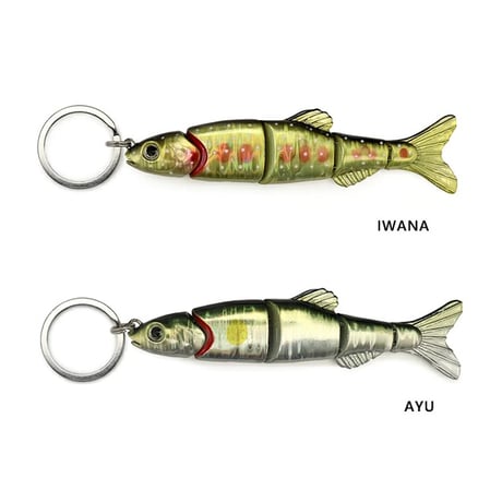 【FiiiiiSH】FISH LURE KEYRING（フィッシュ ルアー キーリング）