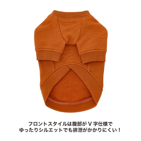 【MANDARINE BROTHERS】3Dロゴパッチスウェット