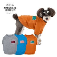 【MANDARINE BROTHERS】3Dロゴパッチスウェット