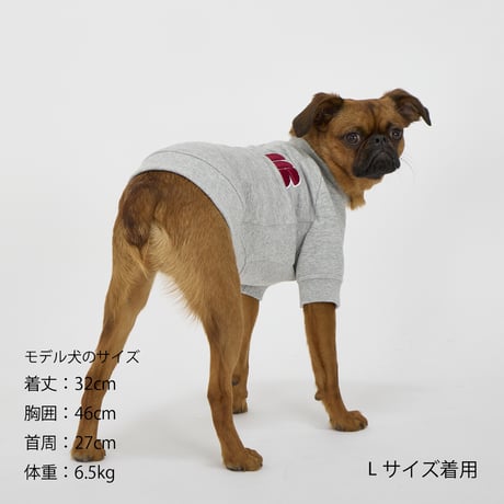 【MANDARINE BROTHERS】3Dロゴパッチスウェット