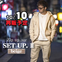 【Zip】セットアップA/W_Ⅱ【ベージュ】mc.ver