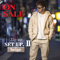 【Zip】セットアップA/W_Ⅱ【ベージュ】mc.ver
