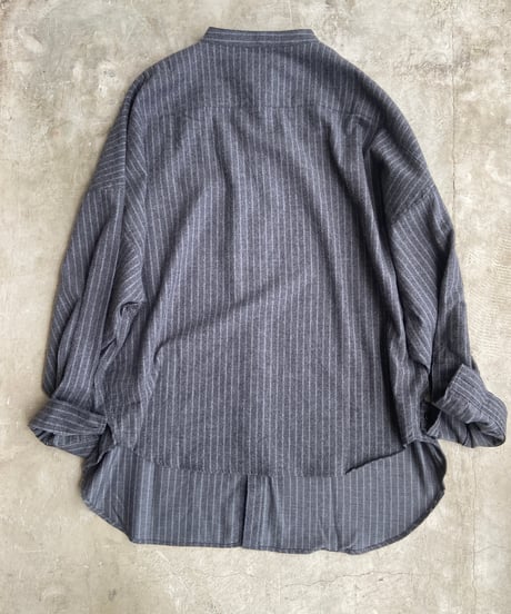 <unisex> Yarmo(ヤーモ) Long Sleeve Boxy Shirts_Flannel YAR-26AWS30F ●送料無料●