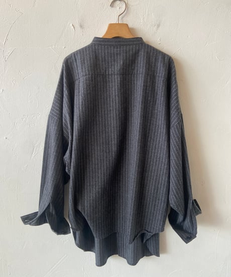 <unisex> Yarmo(ヤーモ) Long Sleeve Boxy Shirts_Flannel YAR-26AWS30F ●送料無料●