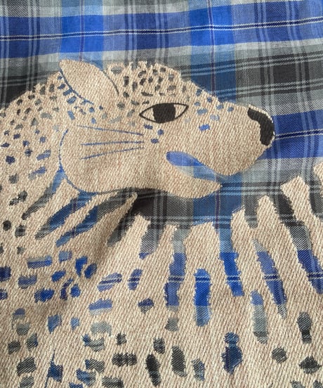 <unisex>INOUI EDITIONS(イヌイ エディションズ) SCARF 70 3D PANTEO ウールストール ET24PAN ●送料無料●
