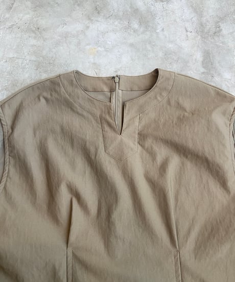 <women> FIL DE FER(フィル デ フェール) ポリエステルツイル　スキッパーワンピース(10-1-03-208-6-2) ●送料無料●  のコピー
