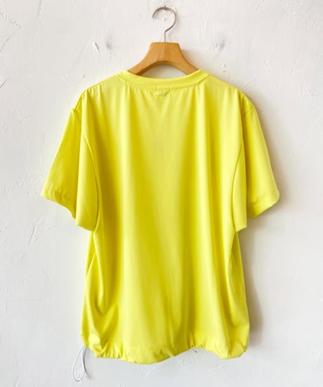 <women> IKITSUKE(イキツケ)  接触冷感 ギャザーTシャツ (1202261)  イエロー ●送料無料●