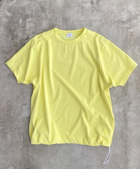 <women> IKITSUKE(イキツケ)  接触冷感 ギャザーTシャツ (1202261)  イエロー ●送料無料●