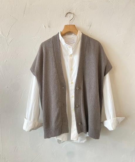 【SALE】<women>evam eva (エヴァム　エヴァ ) roving cotton vest(E261K004) ●送料無料●