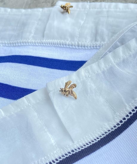 【SALE】<women>Porter des boutons(ポルテデブトン) abeille バスクシャツ(P21-3-004) ●送料無料●