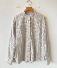<women> U PHORICA (ユーフォリカ) シェルステッチ チェックシャツ (U24-13905-63) ●送料無料●