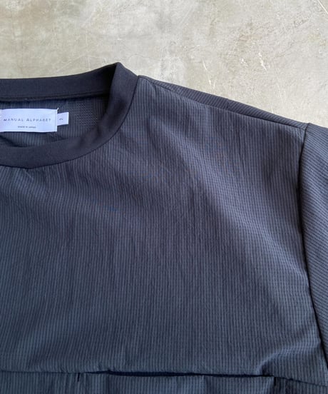 <men> MANUAL ALPHABET(マニュアルアルファベット) MINI DOT AIR P/O SHIRTS（MA-S-851）●送料無料●