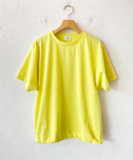 <women> IKITSUKE(イキツケ)  接触冷感 ギャザーTシャツ (1202261)  イエロー ●送料無料●