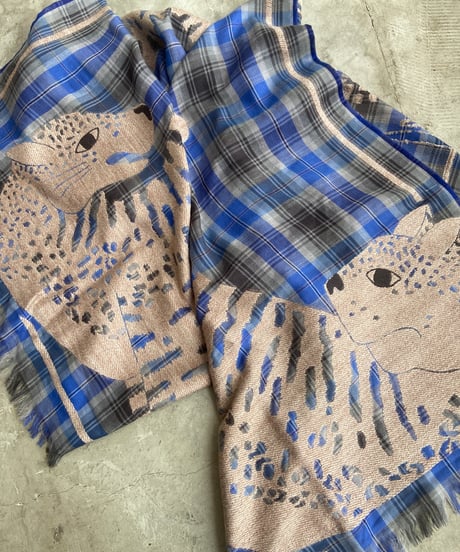 <unisex>INOUI EDITIONS(イヌイ エディションズ) SCARF 70 3D PANTEO ウールストール ET24PAN ●送料無料●