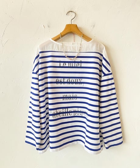 【SALE】<women>Porter des boutons(ポルテデブトン) abeille バスクシャツ(P21-3-004) ●送料無料●