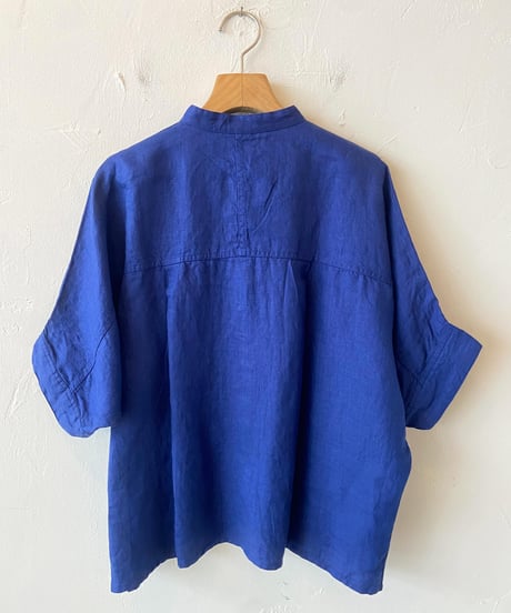 <women> NOMBRE IMPAIR(ノンブルアンペール) インドリネン　スタンドバンザイシャツ（01-1-06-209-6-1) ●送料無料●