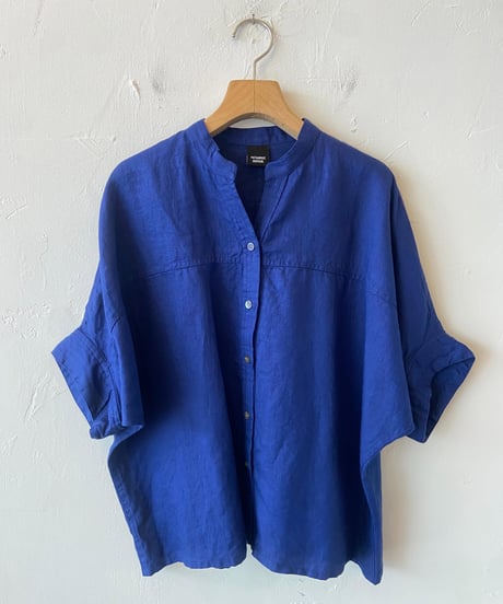 <women> NOMBRE IMPAIR(ノンブルアンペール) インドリネン　スタンドバンザイシャツ（01-1-06-209-6-1) ●送料無料●