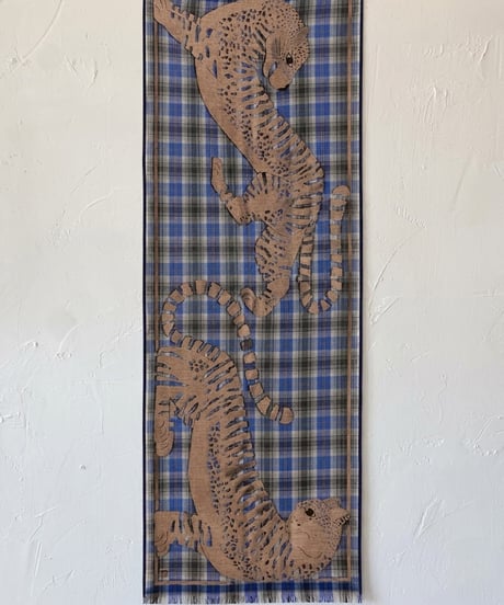 <unisex>INOUI EDITIONS(イヌイ エディションズ) SCARF 70 3D PANTEO ウールストール ET24PAN ●送料無料●