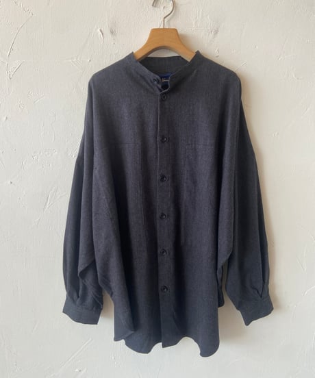 <unisex> Yarmo(ヤーモ) Long Sleeve Boxy Shirts_Flannel YAR-26AWS30F ●送料無料●